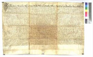 Lehenbrief des Klosters Wiblingen über einen Hof zu Weinstetten für Georg Klar