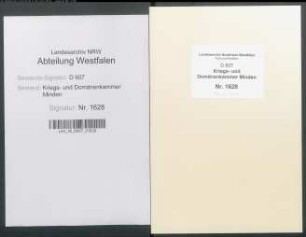 Regulierung des rathäuslichen Wesens und Entwurf der Kompetenz-Etats der Stadt Werther