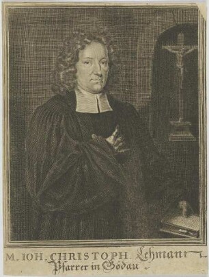 Bildnis des ioh. Christoph Lehmann