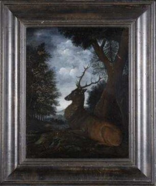 Liegender Hirsch