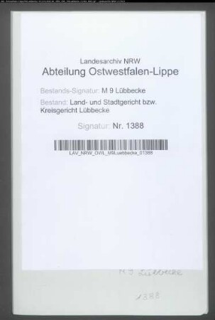 Erblasser: Weinberg, Daniel; Erblasser: Weinberg, (Ehefrau):