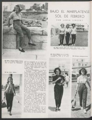 Bajo el marplatense sol de febrero