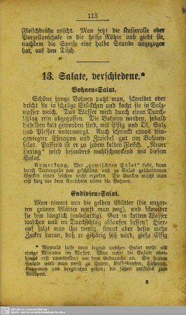 13.(12.) Salate, verschiedene
