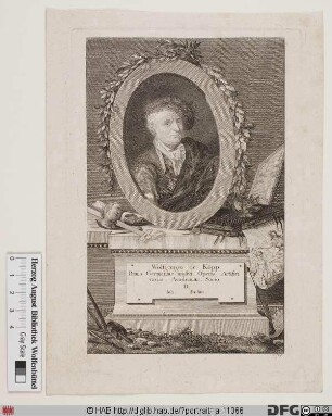 Bildnis Wolfgang Koepp (1803 Edler von Felsenthal)