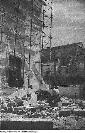 Reise nach Italien, italienische Landarbeiter, Tempel, Mai 1957