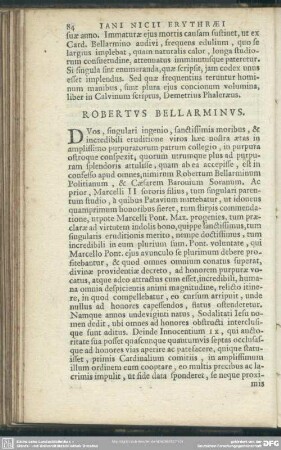 Robertus Bellarminus