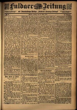 Ausgabe vom Freitag, den 22. März 1901.