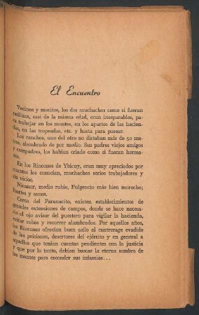 El encuentro