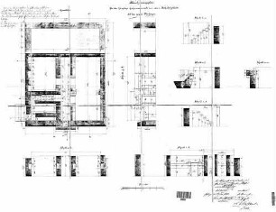Esslingen (Neckar): Empfangsgebäude Eckbau Fundamente