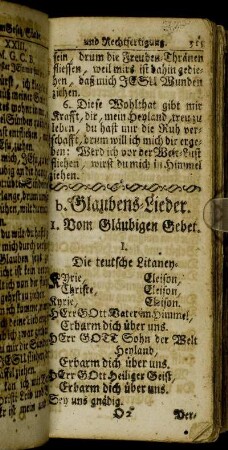 b. Glaubens-Lieder.
