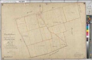 Brackel (Dortmund), Grundstückszusammenlegung Brackel, Bl.2 Brouillonkarte Flur 10