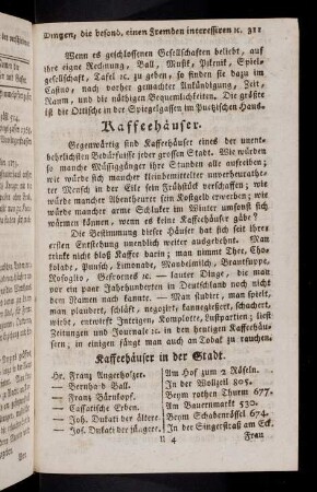 311-318, Kaffeehaeuser