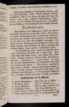 311-318, Kaffeehaeuser