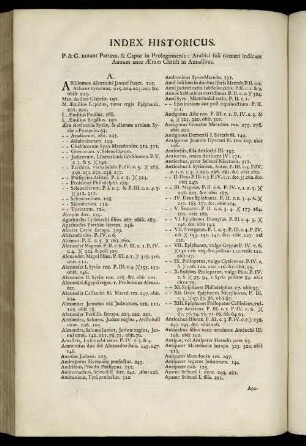 Index Historicus.