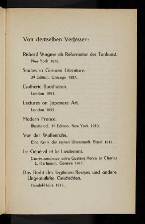 Literatur von demselben Verfasser