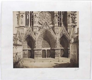 Reims: Westfassade der Kathedrale I