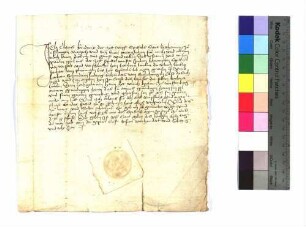 Verschreibung des Spitals zu Esslingen gegen der Herrschaft Württemberg wegen der ausgewechselten Leibeigenen