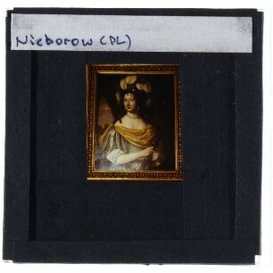 Nieborów, Schloss Nieborów : Boudoir, Christina von Schweden als Minerva
