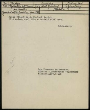 Fritz Stieglitz, de Kuckuck is dot