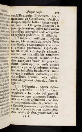 403-407, Obligatio militum, respectu ...