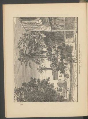 A residence on island of Martinique - [Engraving] : From sketches of our artist.
