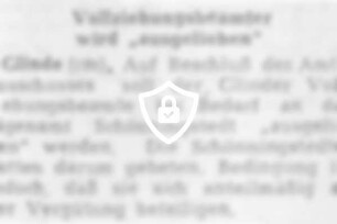 Vollziehungsbeamter wird "ausgeliehen"