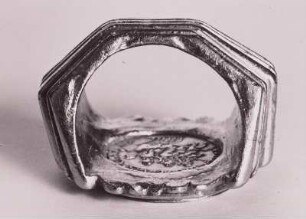 Fingerring mit Aureus des Kaisers Septimius Severus