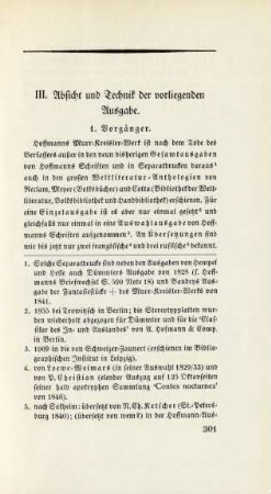 III. Absicht und Technik der vorliegenden Ausgabe