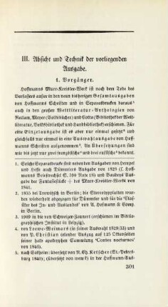 III. Absicht und Technik der vorliegenden Ausgabe