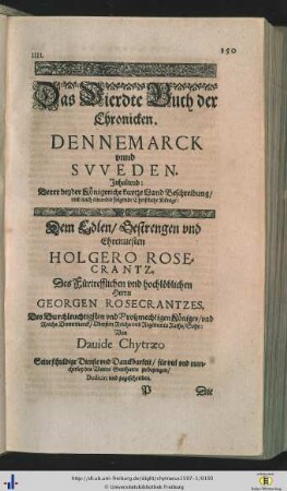 Das Vierdte Buch.