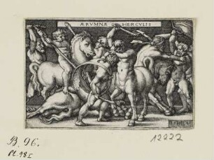 Herkules kämpft mit den Kentauren, Blatt 1 der Folge "Arbeiten des Herkules"