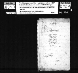 Ignaz Pleyel: Sinfonia in Eb / â / Due Violini / Due Oboes / Flauto / Due Fagotti / Due Corni / Alto Viola / Violoncello / Con / Violone. / Del Sig. Pleyel; Ms.ca. 1785.