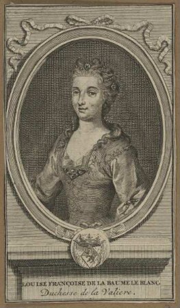 Bildnis der Louise Françoise de la Baume le Blanc de la Valiere