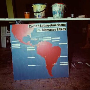 Plakat: Comité Latino-Americano de Alemanes Libres