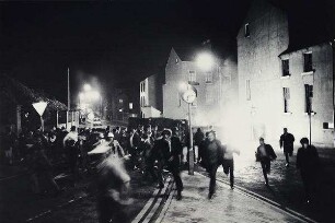 Nordirlandkonflikt. Nächtliche Unruhen, Londonderry/Derry
