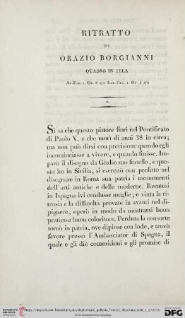 Ritratto di Orazio Borgianni