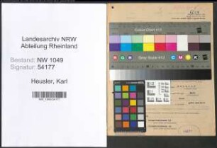 Entnazifizierung Karl Heusler , geb. 07.04.1897 (Arzt)