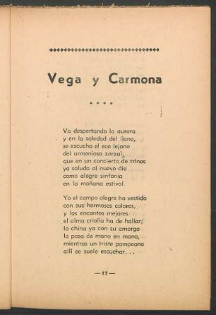 Vega y Carmona