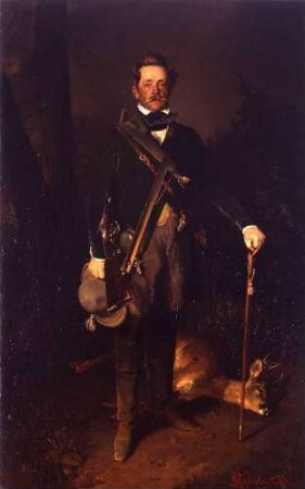 Ludwig Hermann von Wiedebach als Jäger
