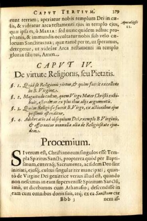 Caput IV. De virtute Religionis, seu Pietatis.