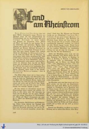 Land am Rheinstrom.