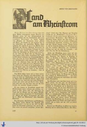 Land am Rheinstrom.