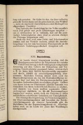69-74, XXI. Begutachtung