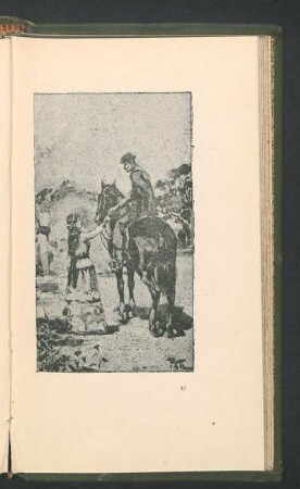 [Dibujo de gaucho a caballo con una mujer]