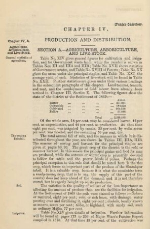 Section A. - Agriculture, arboriculture, and live-stock
