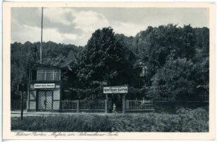 Meißen. Restaurant Wettiner Garten, Faltboot-Verein