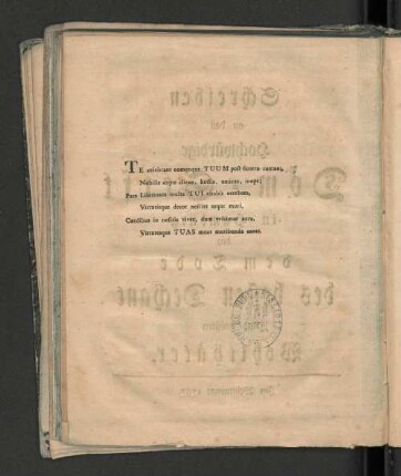 [lat. Spruch.]