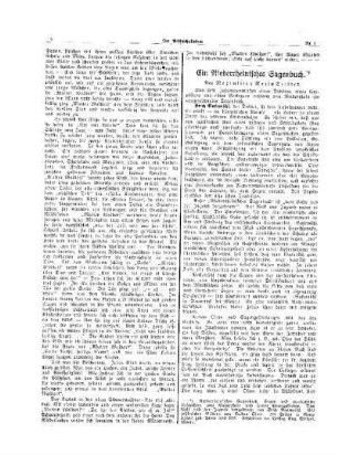 Ein Niederrheinischen Sagenbuch