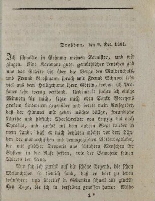 Dresden, den 9. Dec. 1801