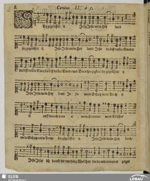 I. Sey gegrüsset Jesu